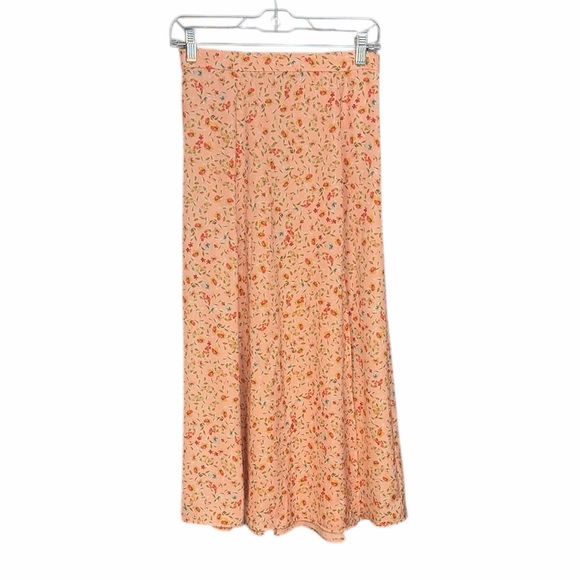 RESA x JoJo Floral Skatie Midi Skirt Women's Medium - Picture 2 of 8